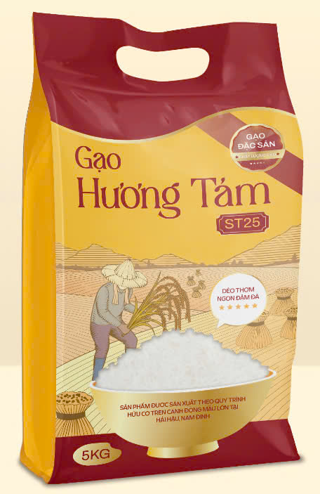 Gạo đặc sản chất lượng cao Hương Tám